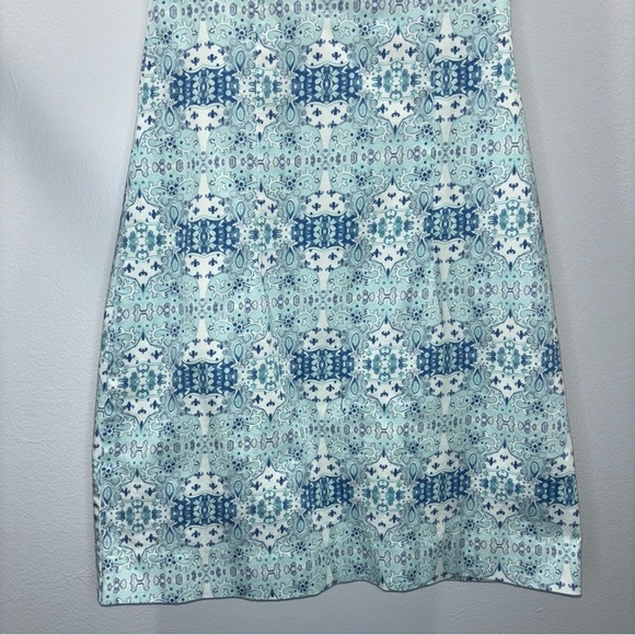 Kaeli Smith Mediterranean Blue Strapless Preppy Dress Size 2 – Made in USA - Picture 3 of 11